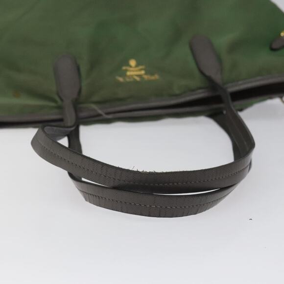 PRADA Tote Bag Nylon Khaki Gold - Picture 7 of 12